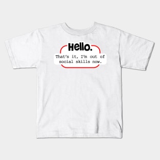 Hello! Kids T-Shirt